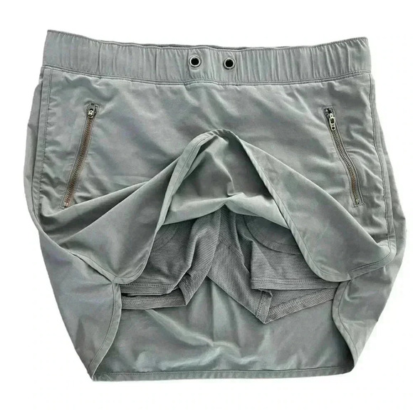 Athleta Gray Skort Skirt Size Small - Picture 3 of 7